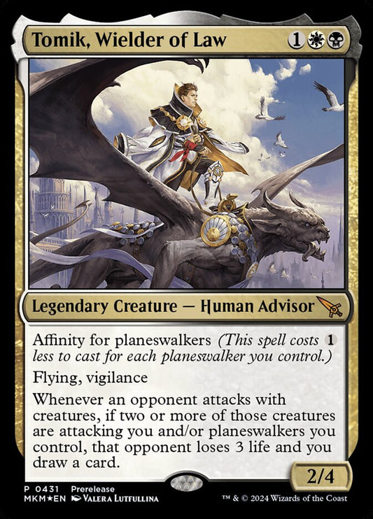 Tomik, Wielder of Law front