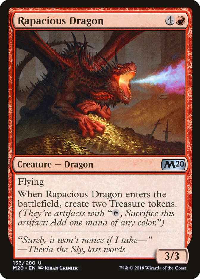 Rapacious Dragon front