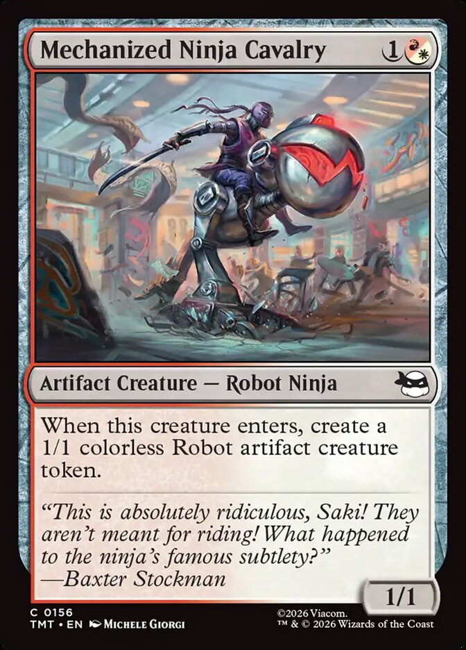 Mechanized Ninja Cavalry front