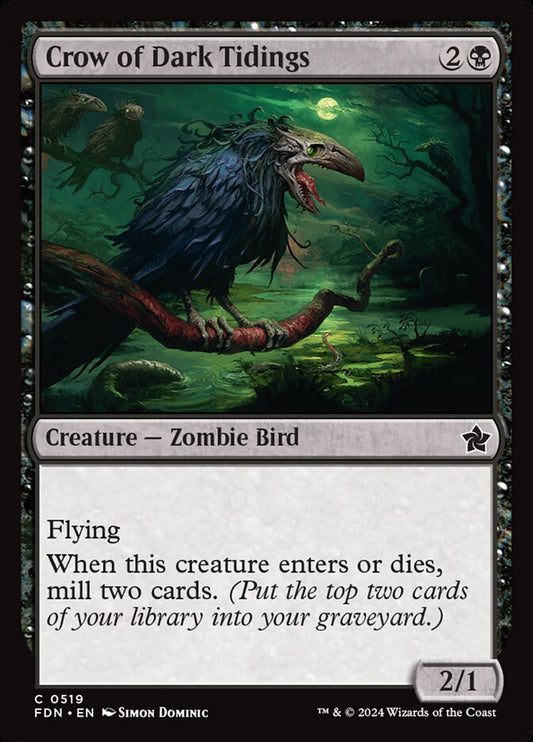 Crow of Dark Tidings front