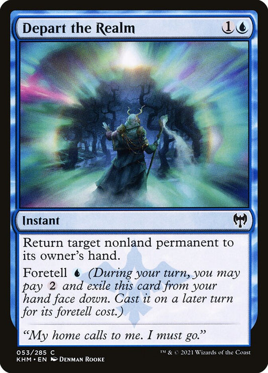 Depart the Realm front