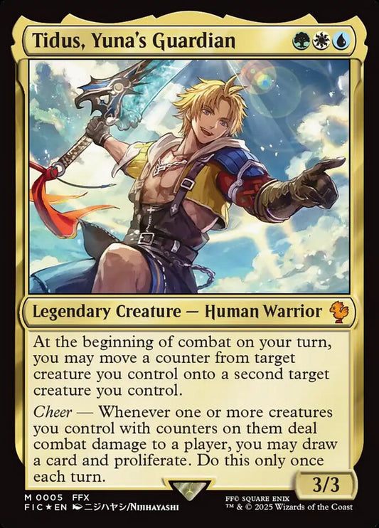 Tidus, Yuna's Guardian front