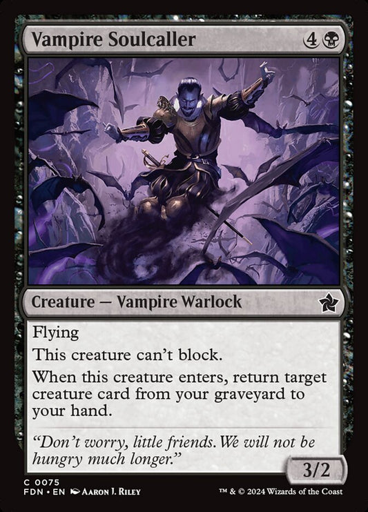 Vampire Soulcaller front