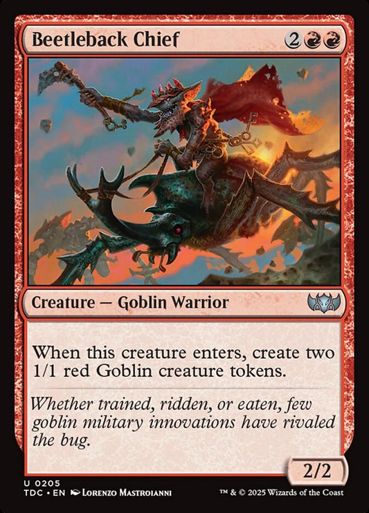 Beetleback Chief front