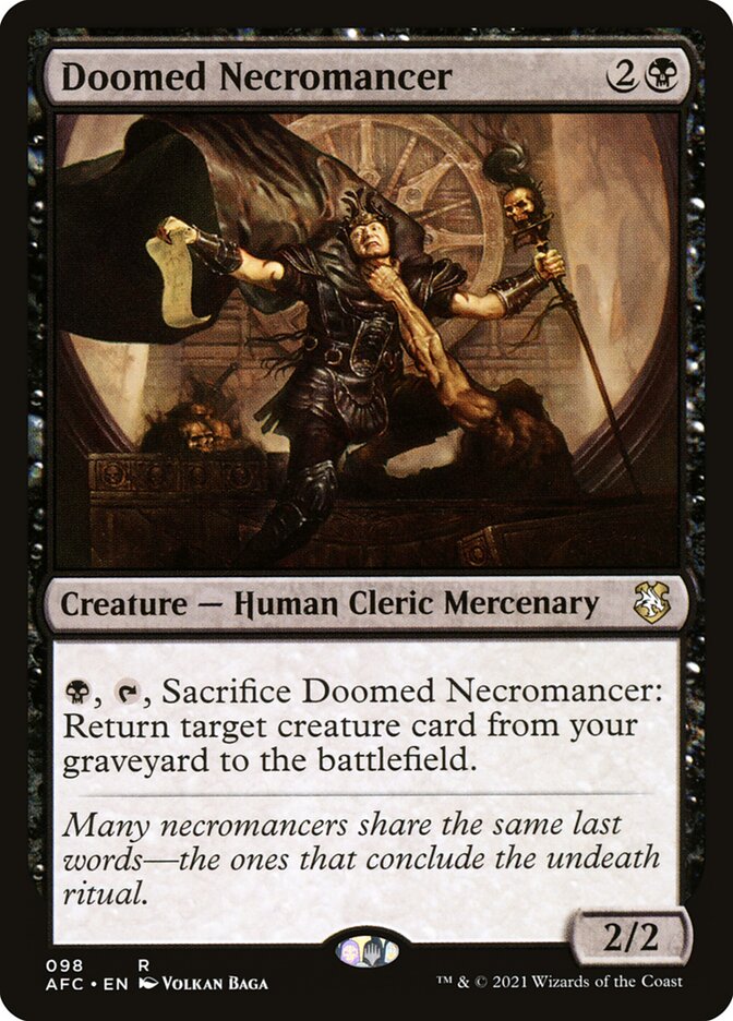 Doomed Necromancer front