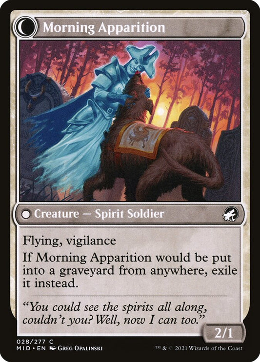 Mourning Patrol // Morning Apparition back
