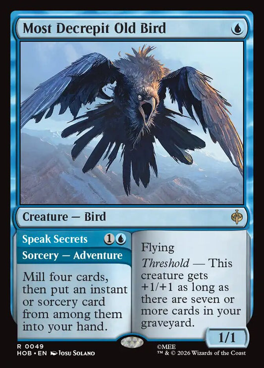 Most Decrepit Old Bird // Speak Secrets front