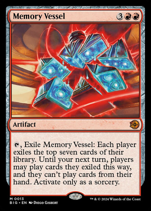 Memory Vessel front