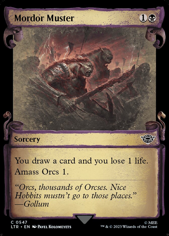 Mordor Muster front