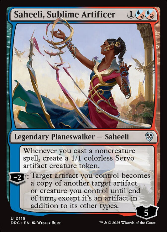 Saheeli, Sublime Artificer front