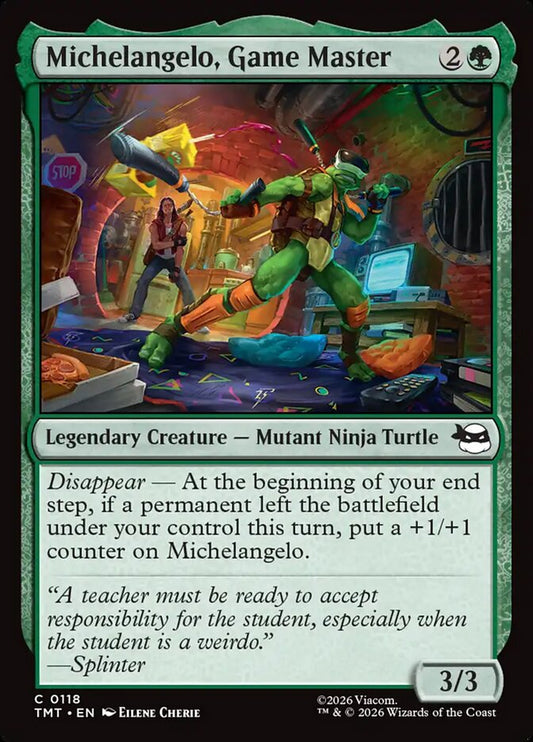 Michelangelo, Game Master front