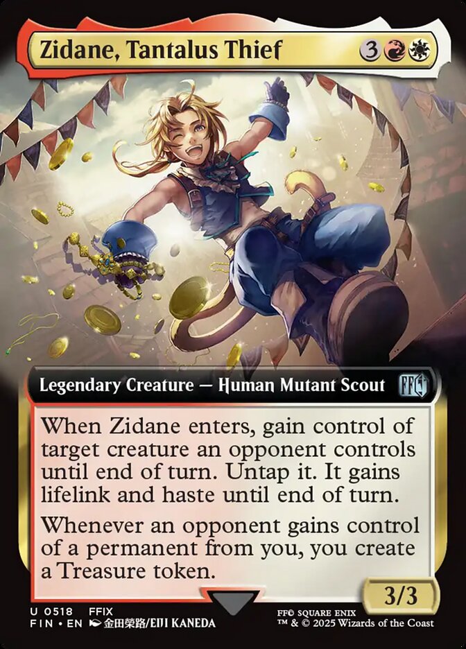 Zidane, Tantalus Thief front
