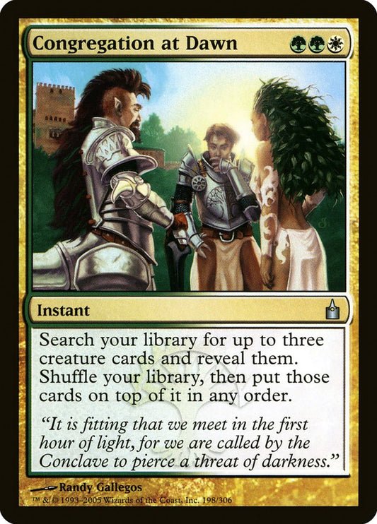 Congregation at Dawn front