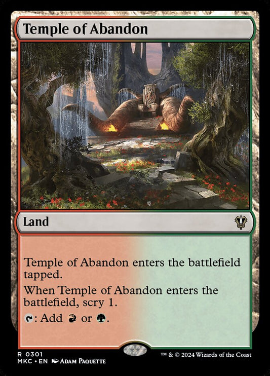 Temple of Abandon front