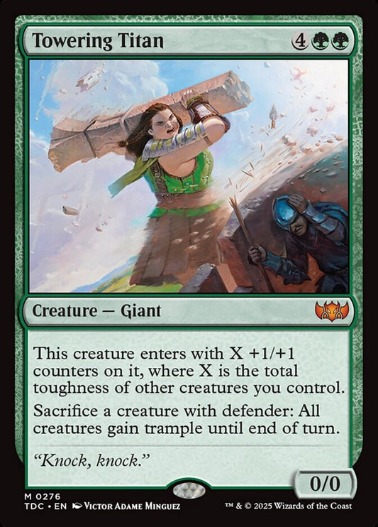 Towering Titan front