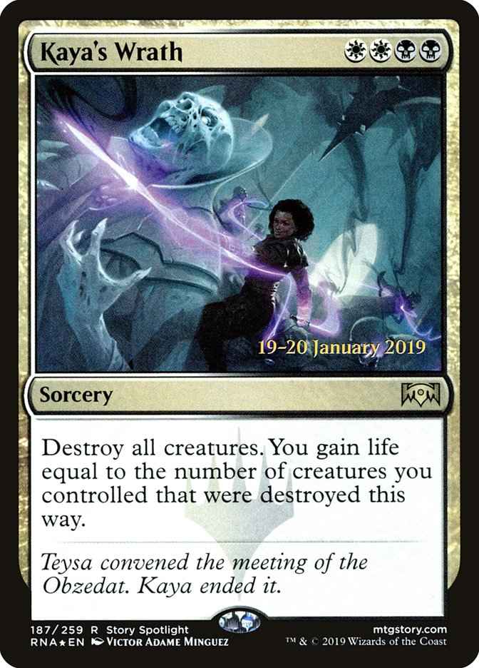 Kaya's Wrath Prerelease