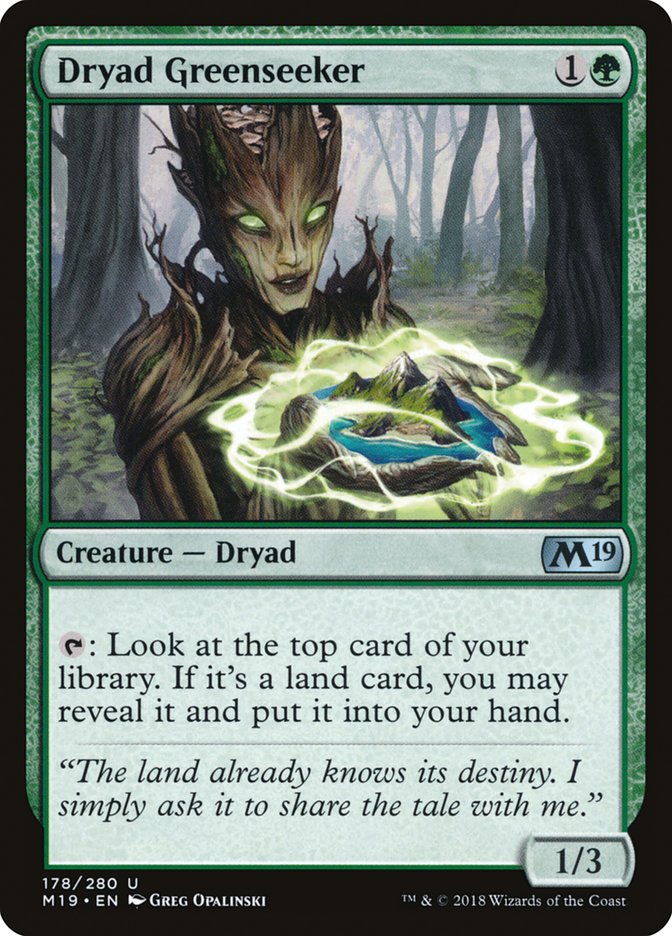 Dryad Greenseeker front