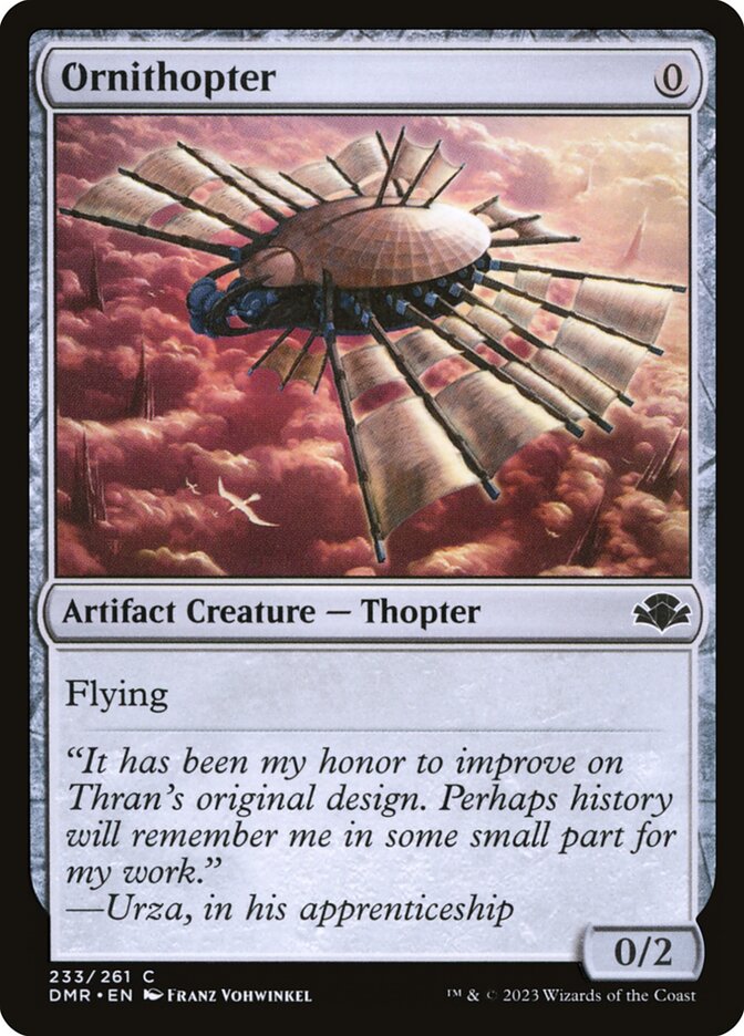 Ornithopter front