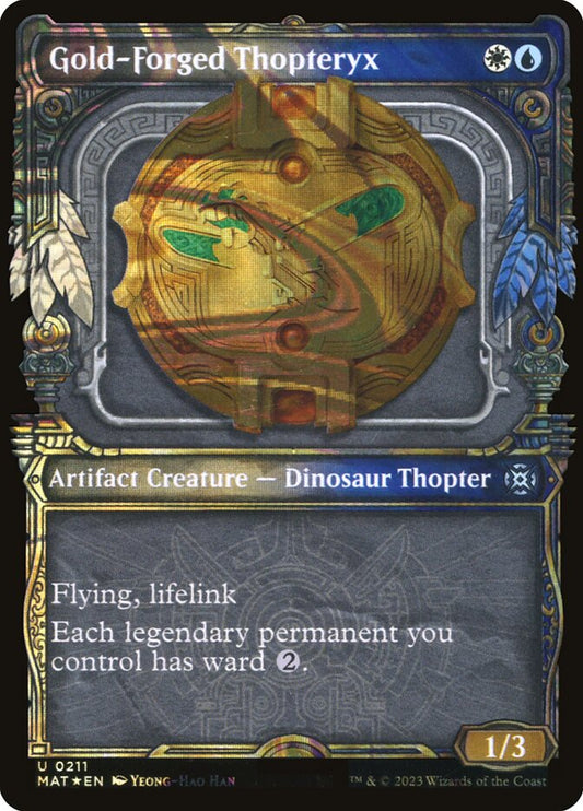 Gold-Forged Thopteryx front