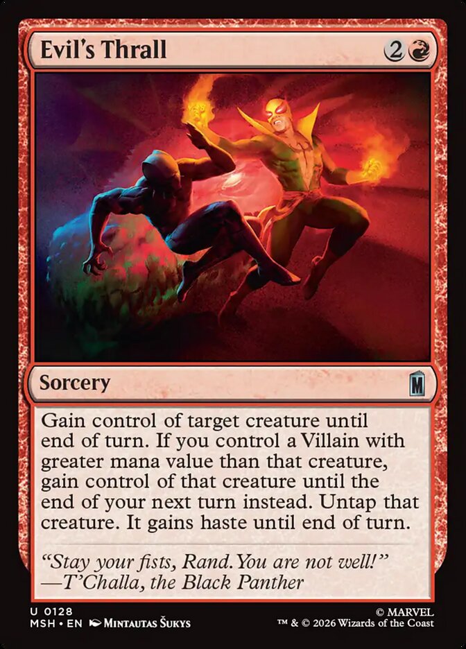 Evil's Thrall front