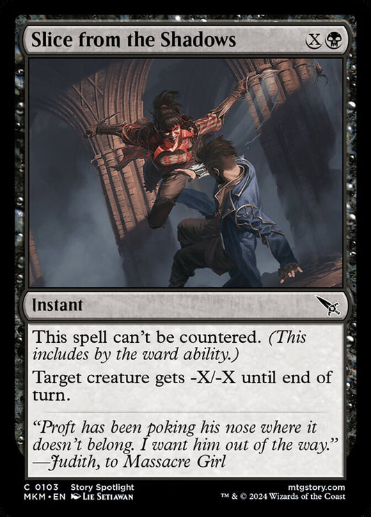 Slice from the Shadows front