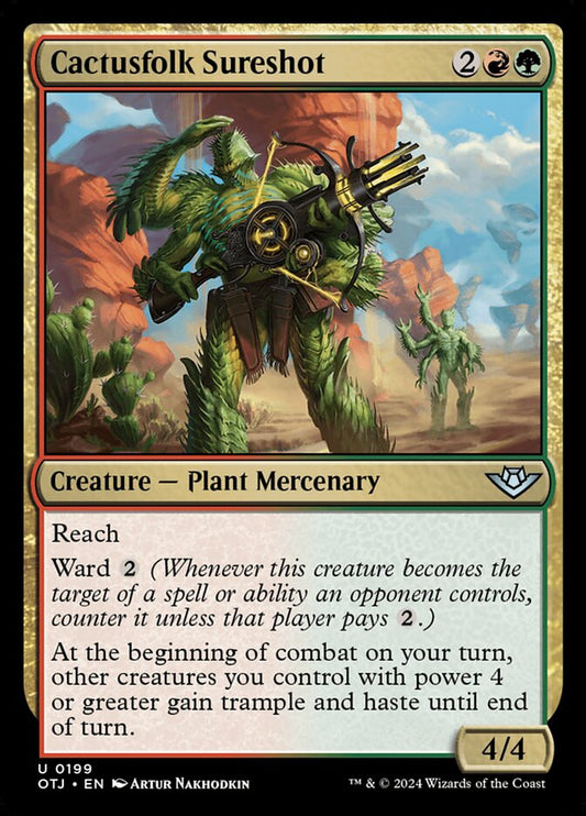Cactusfolk Sureshot front