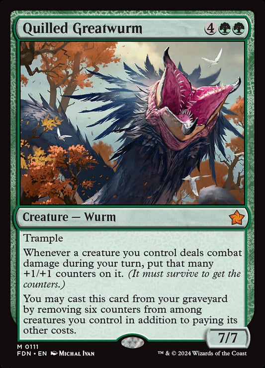 Quilled Greatwurm front