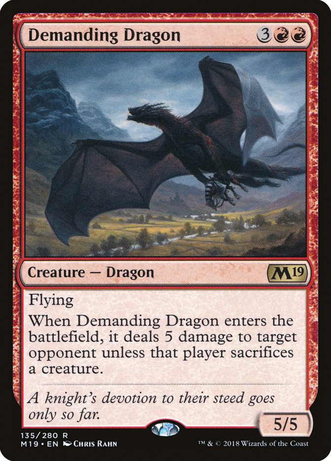 Demanding Dragon front