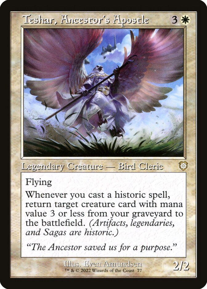 Teshar, Ancestor's Apostle front