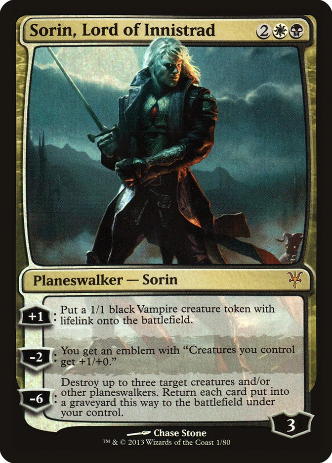 Sorin, Lord of Innistrad front