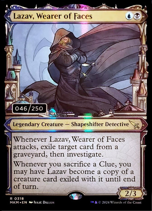Lazav, Wearer of Faces front