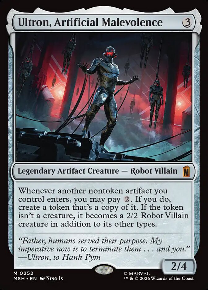 Ultron, Artificial Malevolence front