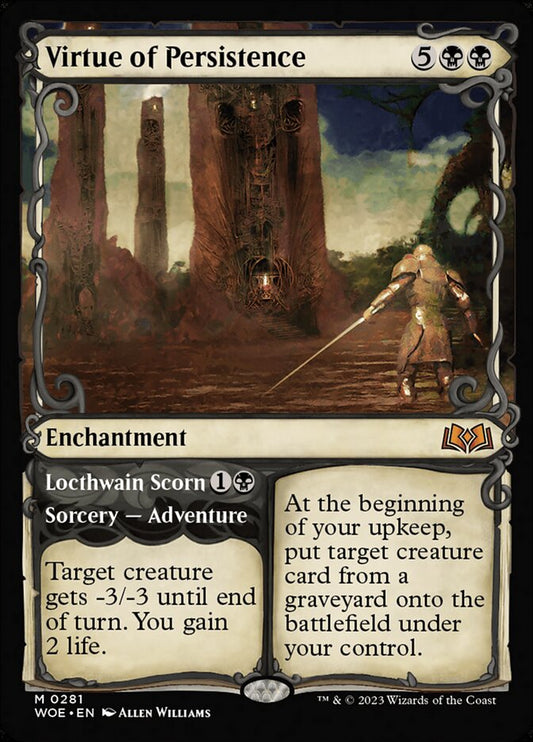 Virtue of Persistence // Locthwain Scorn front
