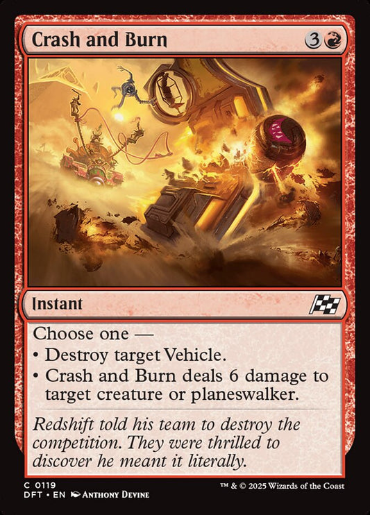 Crash and Burn front