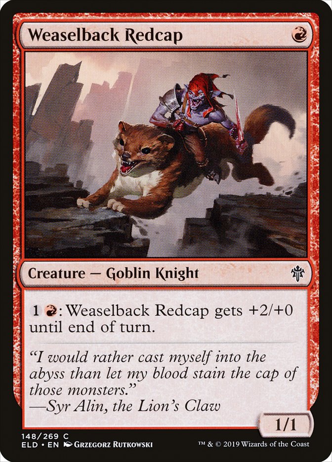 Weaselback Redcap front