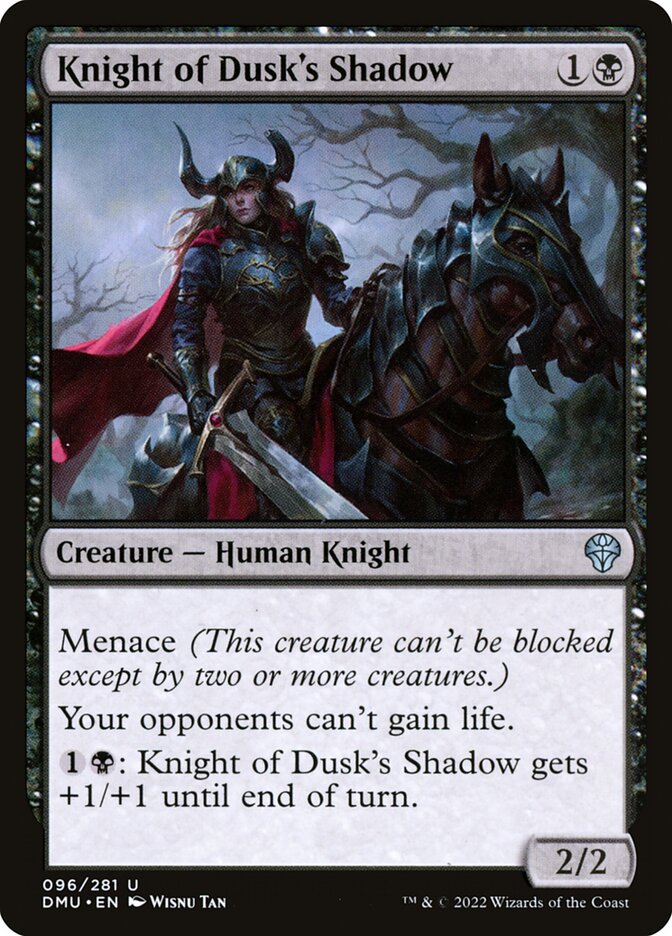 Knight of Dusk's Shadow front