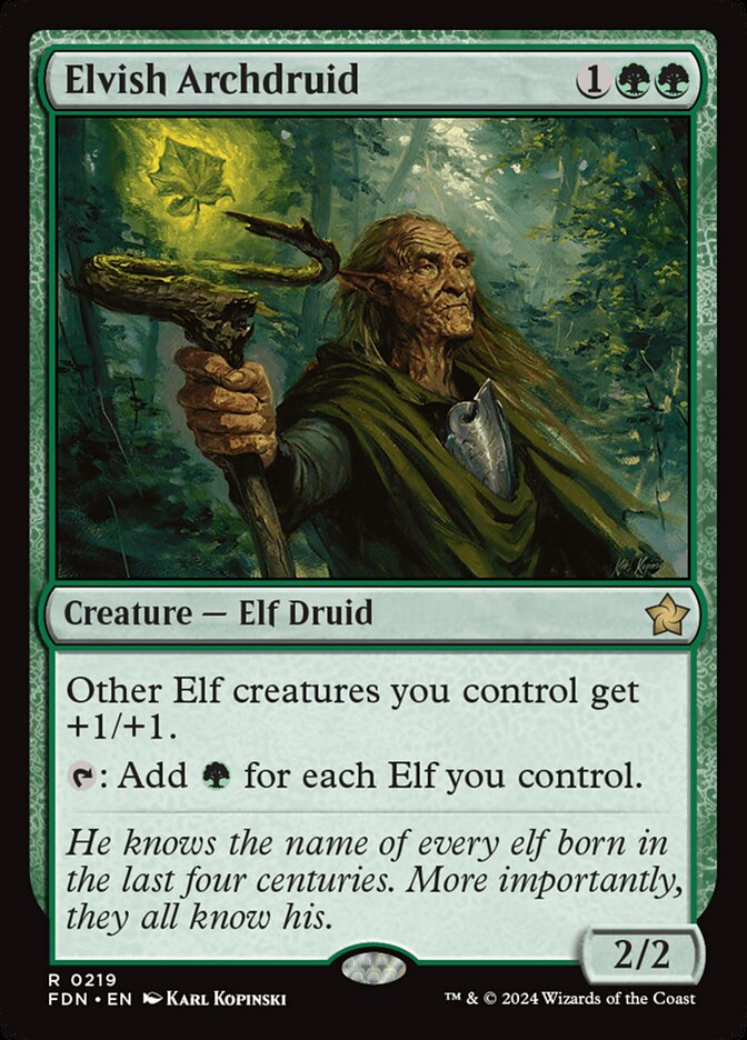 Elvish Archdruid front