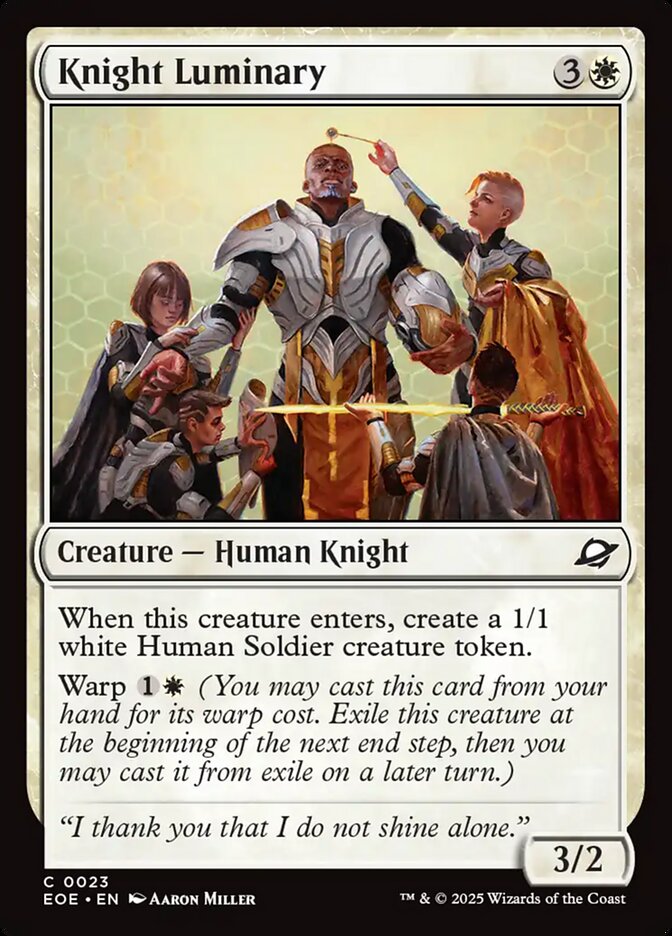 Knight Luminary front