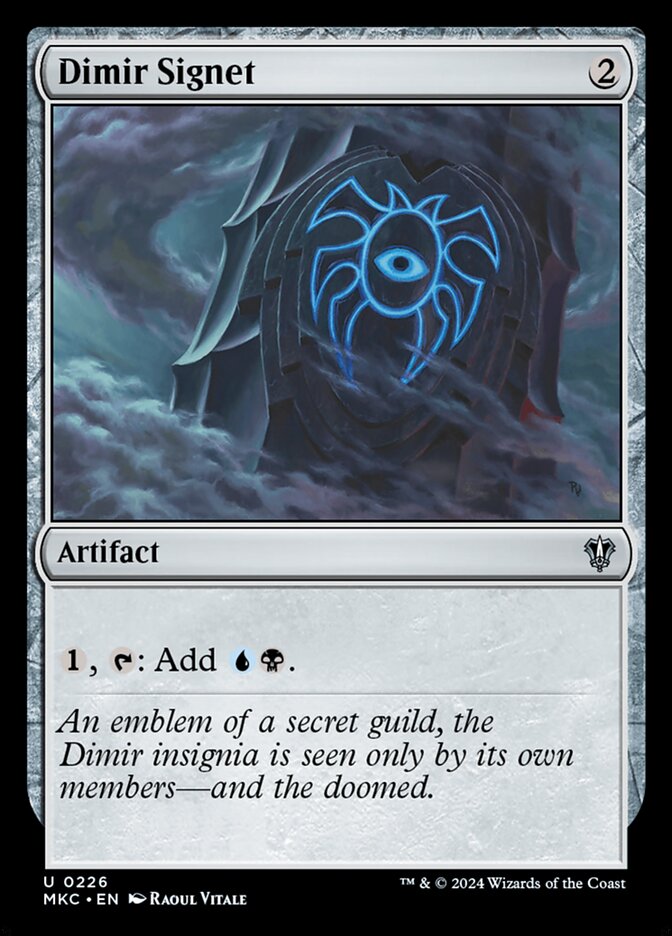 Dimir Signet front
