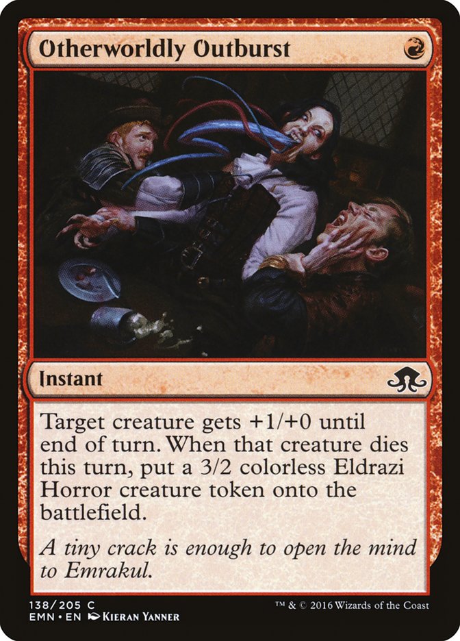 Otherworldly Outburst front