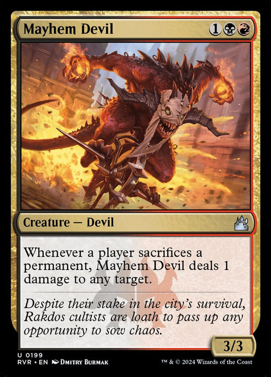 Mayhem Devil front