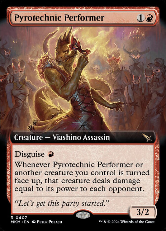 Pyrotechnic Performer front