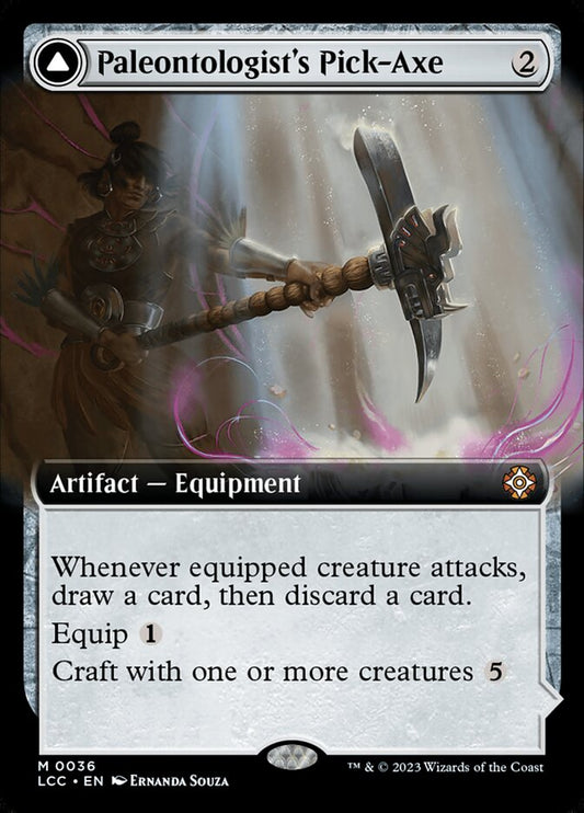 Paleontologist's Pick-Axe // Dinosaur Headdress front