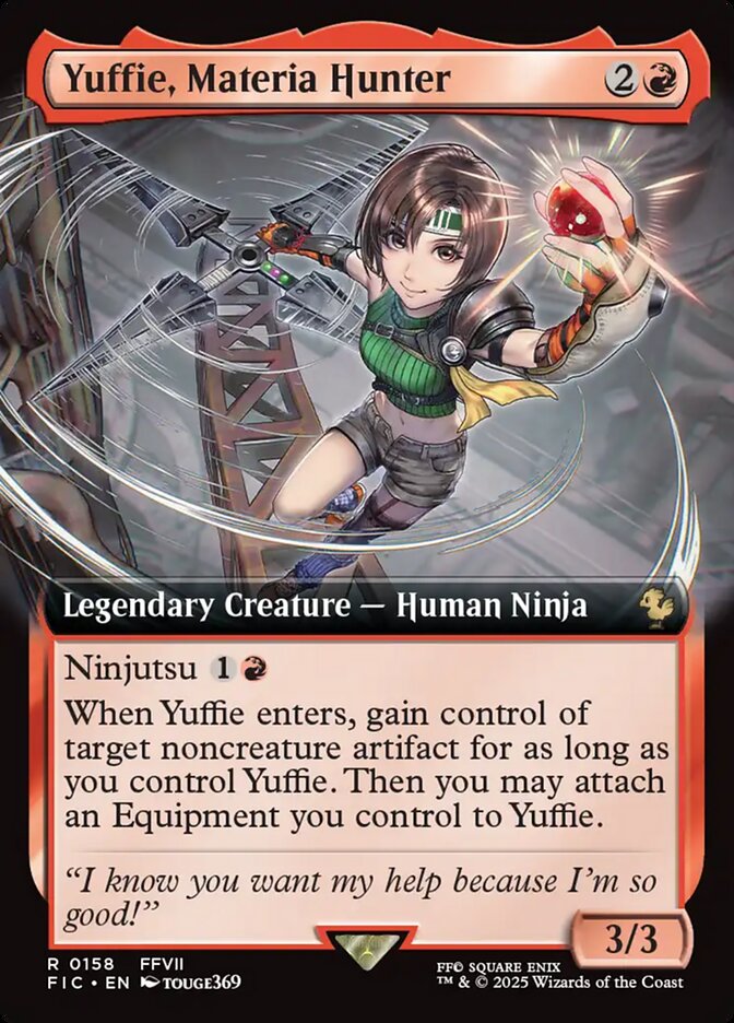 Yuffie, Materia Hunter front