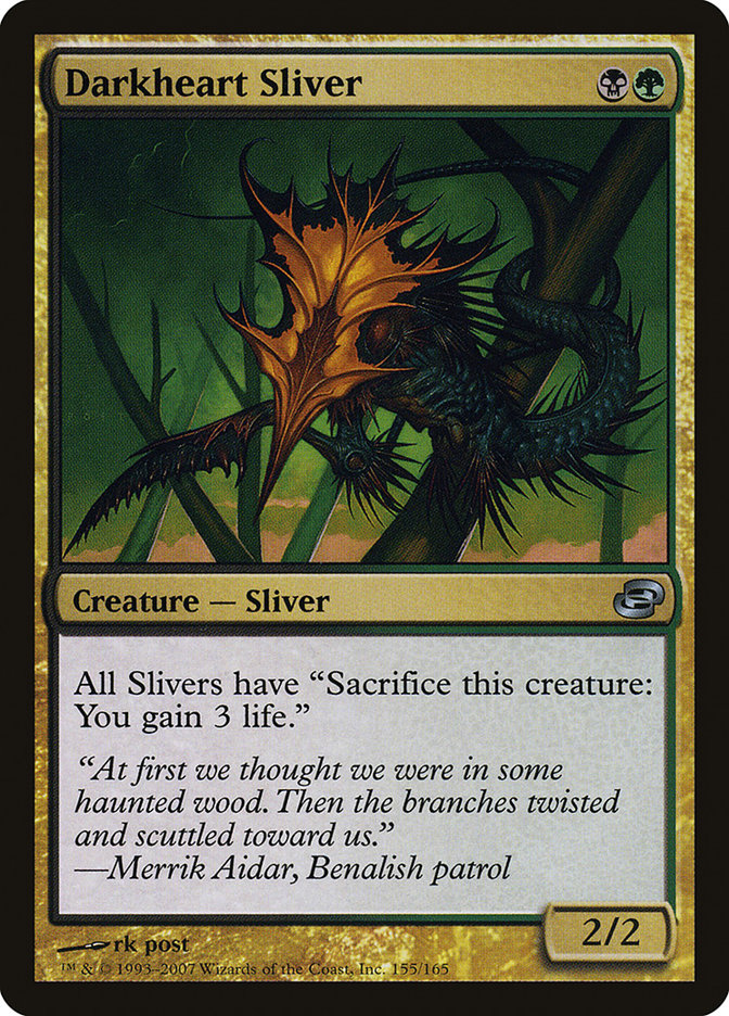 Darkheart Sliver front