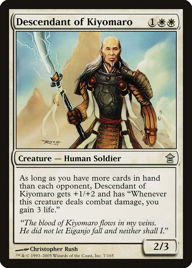 Descendant of Kiyomaro front