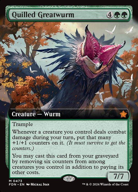 Quilled Greatwurm front
