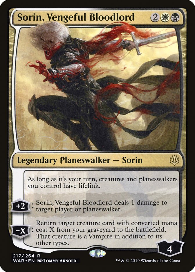 Sorin, Vengeful Bloodlord front