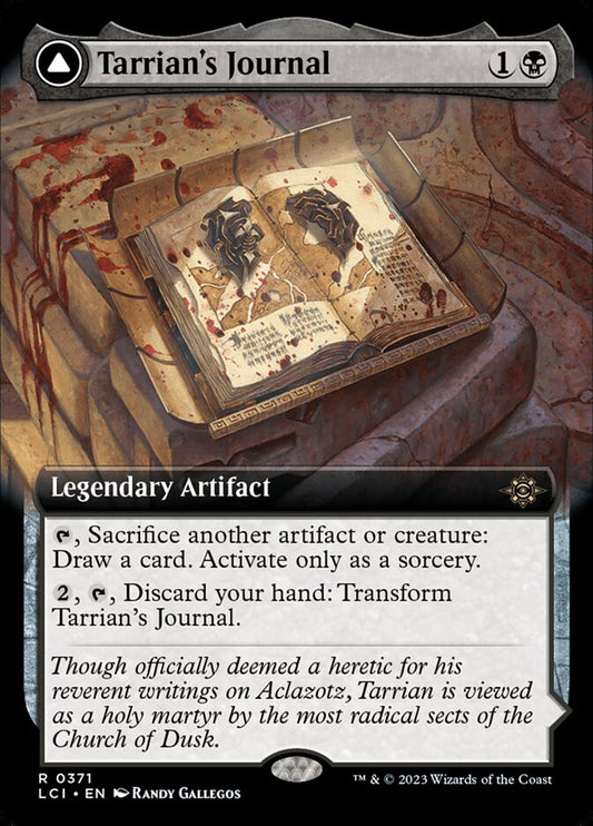 Tarrian's Journal // The Tomb of Aclazotz front