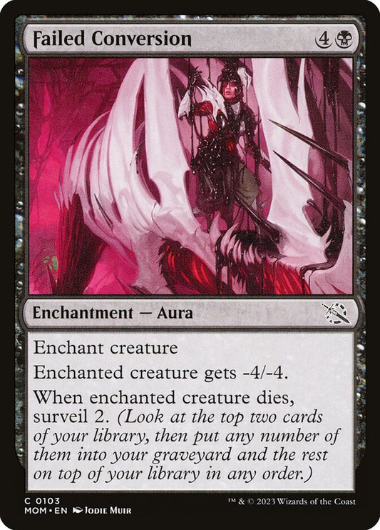 Failed Conversion front